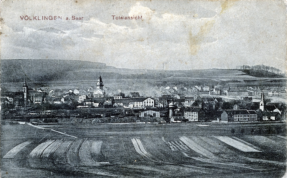 Völklingen um 1900. Stadtarchiv Völklingen